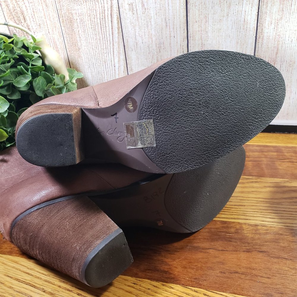 ARTURO CHIANG Women's Size 7 Brown At-Hadley Ankle Boots - Picture 7 of 12